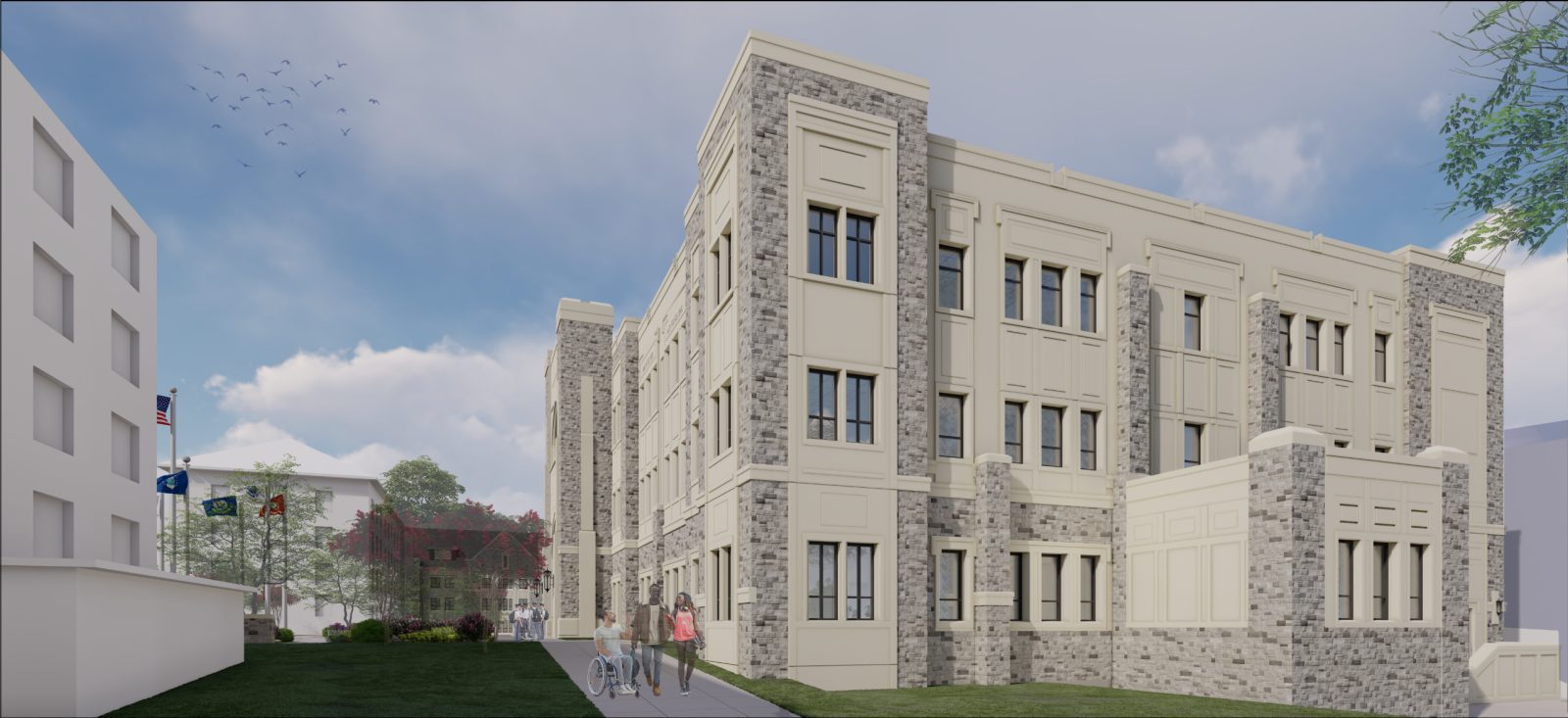 Corps Leadership and Military Science Building Division of Campus