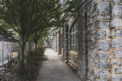 August 2019 - Holden Hall under demolition