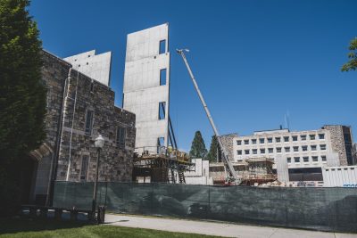 May 2020 - Holden Hall under construction