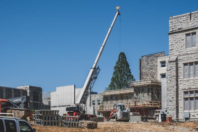 May 2020 - Holden Hall under construction