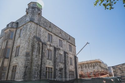 May 2020 - Holden Hall under construction