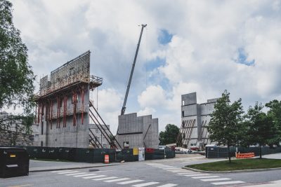 June 2020 - Holden Hall under construction