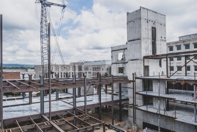 August 2020 - Holden Hall under construction
