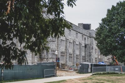 September 2020 - Holden Hall under construction