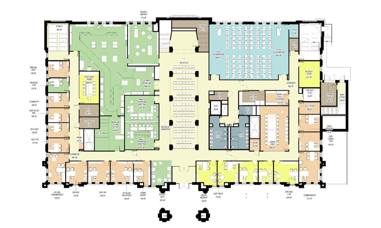 Corps Leadership and Military Science Building Division of Campus