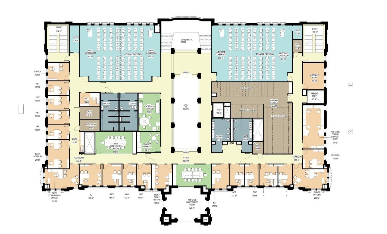 Corps Leadership and Military Science Building Division of Campus