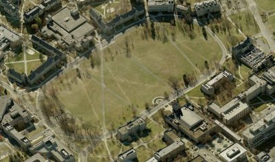 An image of the Drillfield as it appeared in 2013.