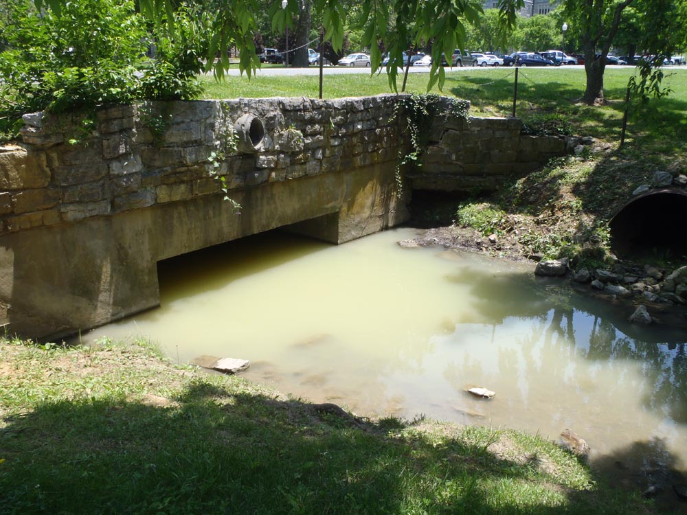 Unusual cloudiness can be an indicator of an illicit discharge.