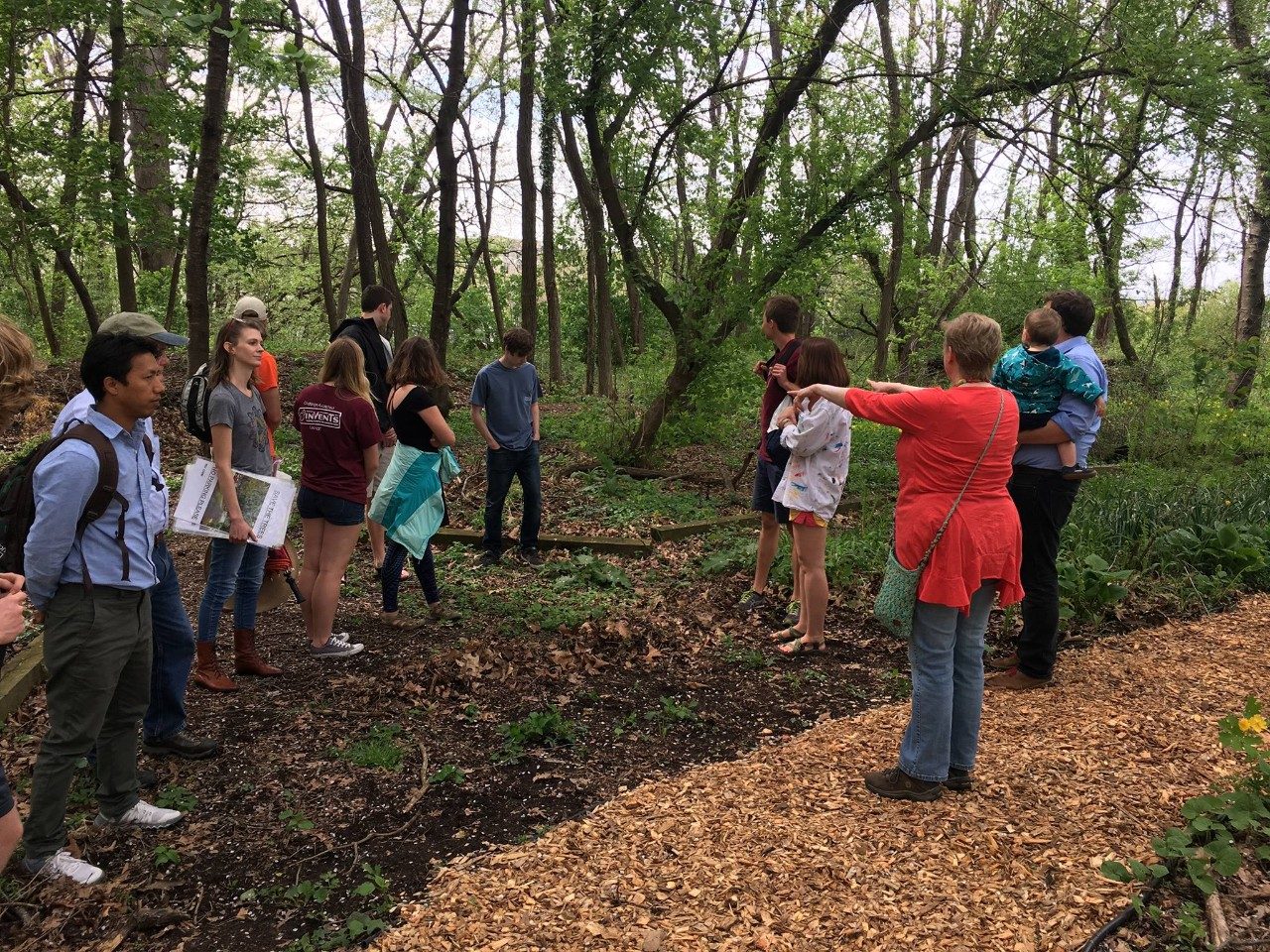 Nature Walk through Stadium Woods.