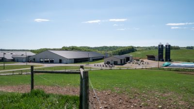 Dairy Research Facility on a sunny day