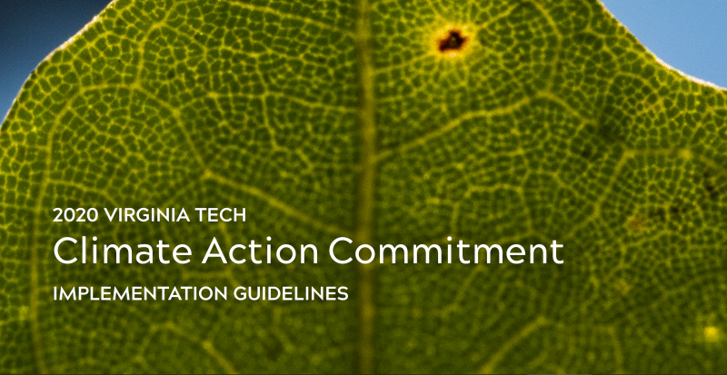 Climate Action Commitment Implementation Contacts