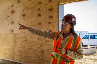 Cassidy Blackmore posed at Kentland agricultural capital project.