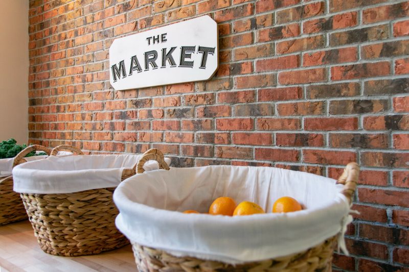 Baskets of fruit from The Market